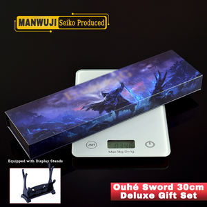 30CM Elden Ring Ouhe Sword Full-Metal Gift Box Edition Leather Sheath Stand Gaming Collectible Gift Cosplay Prop Gift Ornament - Product Image 4