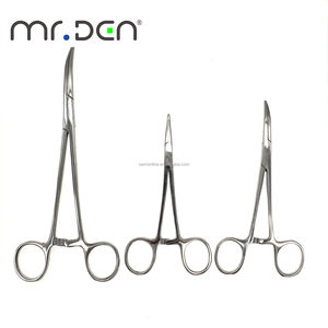 Mr.Den Tang hemostatik profesional, instrumen gunting bedah penjepit hemostatik baja tahan karat 14/16/18cm - Product Image 5