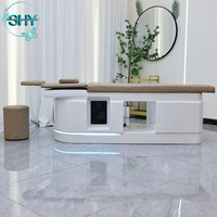 Lit de lavage et de massage pour salon de coiffure, avec fonction spa et circulation d'eau pour la tête, idéal pour les soins de beauté thaïlandais