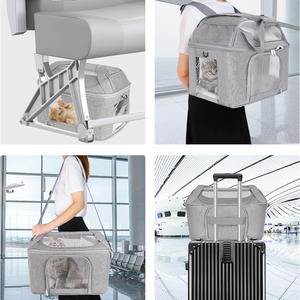 <b>Foldable</b> Portable Cat Dog Outdoor Carrier - Shoulder Tote with Car Compatibility - Product Image 5