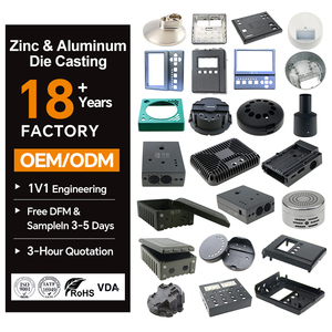 Tùy chỉnh chính xác kim loại đúc dịch vụ nhôm nhôm zamak Hợp kim kẽm chết đúc các bộ phận bao vây hộp nhà sản xuất - Product Image 1