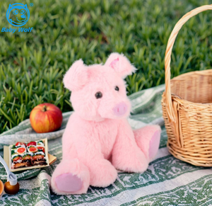 Thú Cưng động vật hoang dã đồ chơi sang trọng Pig - 20cm đồng hành cho những cái ôm bất tận, làm dịu lo lắng & sáng playrooms - Product Image 2