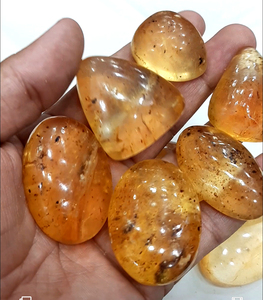 Cabochon d'opale éthiopienne sculpté à la main IGI certifié couleur de feu naturelle lisse pierre précieuse de taille libre pour cadeau d'anniversaire - Product Image 2