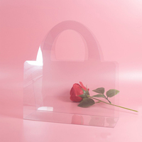 INUNION Sac de Transport Transparent pour Fleurs, Emballage de Bouquets Floraux, Emballages Cadeaux, Fournitures pour Fleuristes, Sacs Plats Transparent Clair