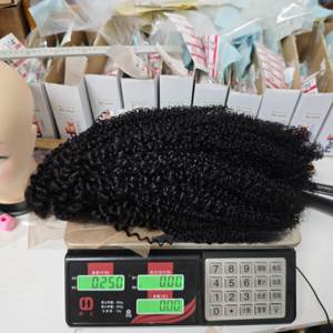 Promotion 69$ Letsfly Perruques Afro Bob 100% Cheveux Humains, Lace Frontal 13x4, Kinky Curly, 16 et 18 pouces, Grade 10A, Densité 200% - Product Image 6