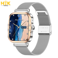 Montre connectée en alliage HK82 avec GPS, surveillance de la pression artérielle, suivi du rythme cardiaque et du sommeil, écran AMOLED, autonomie de 5 à 7 jours, double système d'exploitation, IP68