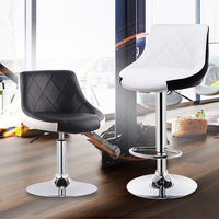 Vente en gros de tabourets de bar modernes en cuir PU métal chaise de bar réglable et pivotante pour salle à manger maison bar hôtel-meubles populaires à vendre