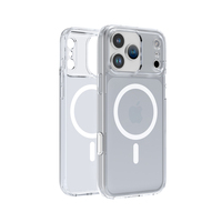 Couvertures de téléphone transparentes de haute qualité Anti-jaune magnétique antichoc Transparent iphone 17 Pro Max étui
