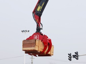 Grue à <span class=keywords><strong>grappin</strong></span> hydraulique 6,8 m, multifonctionnelle pour déchets de bois et <span class=keywords><strong>ferraille</strong></span>, taille personnalisée, directement de l'usine - Product Image 3