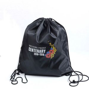 Best Sale Classic Stylish Design Promotional Cartoon Reusable Nylon Drawstring Sport Bag Gym Backpack
