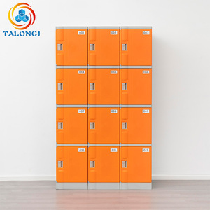 Meilleures ventes : Armoire de rangement modulaire colorée et étanche à 4 niveaux et 12 portes en plastique ABS pour salle de sport et école - Product Image 1