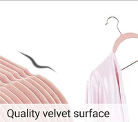 Cintre en plastique Offre Spéciale en ligne Cintres en velours antidérapants robustes de qualité supérieure Costume de manteau Chemise Pyjamas Cintres en velours en plastique