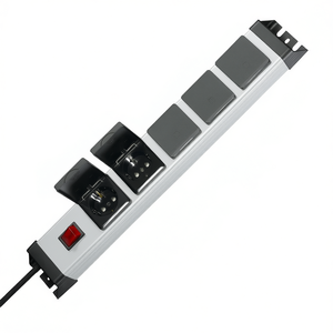 Regleta de alimentación Kopp de 19 pulgadas con 5 tomas Schuko para uso en sala de servidores - Product Image 2