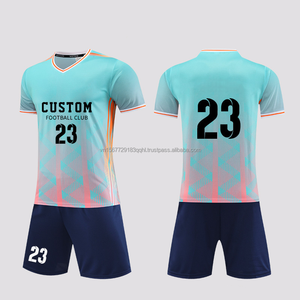 Tùy Chỉnh Thực 100% Polyester Mỹ Bóng Đá Jersey Cho Trẻ Em Thăng Hoa Jersey Với Câu Lạc Bộ Tên Đội Bóng Đá Mỹ Bộ Phong Cách - Product Image 4