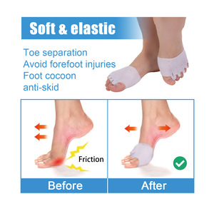 Le nouveau protecteur pour les pieds soulage efficacement la douleur causée par les orteils superposés et tournés vers l'extérieur qui sont comprimés les uns sur les autres. - Product Image 4