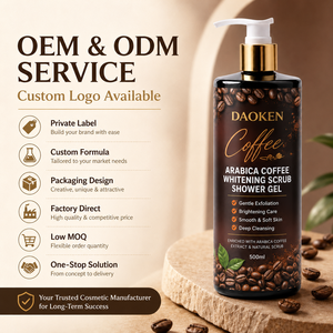Gel Douche Exfoliant Hydratant et Blanchissant au Café Arabica Naturel, <span class=keywords><strong>Bain</strong></span> <span class=keywords><strong>Moussant</strong></span> Nourrissant et Rafraîchissant - Product Image 5