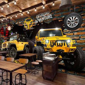 Papier peint photo de style industriel 3D personnalisé - Product Image 2