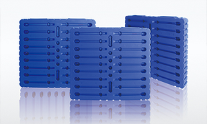 תעשייתי כבד מעור פלסטיק ממוחזר (hdpe) 2-כיווני כניסה עמיד לטמפרטורה נמוכה עבור אחסון קר - Product Image 2