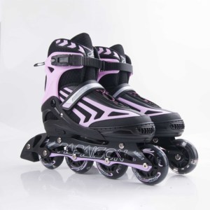 Papaison Chất lượng cao PU 4 bánh xe phanh sau nhấp nháy thoải mái Inline Giày trượt con lăn - Product Image 3