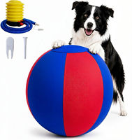 Ballon de pâté de 45 cm en nylon 1680D imperméable pour chats agressifs, chevaux et bétail, idéal pour l'extérieur, le parc et le jeu, avec housse amovible