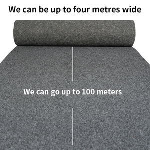 Grade B1 Tapis de prière en polyester ignifugé gris ignifuge pour la maison-pour l'exposition sur scène <span class=keywords><strong>Site</strong></span> complet du magasin Inspection du tapis rouge - Product Image 2