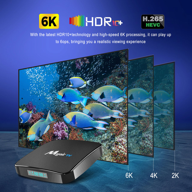 Popular Tv Box Allwinner H618 Android 12.0 Ott Box 6G Dual Wifi Support 4k 6k ATV Smart Set Top Box