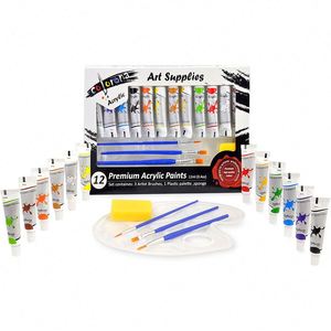 36 Colors 12Ml Acrylic Paint Set Kids Beginners and Students Premium Pigments <b>for</b> Paper/Canvas/Wood - Product Image 1