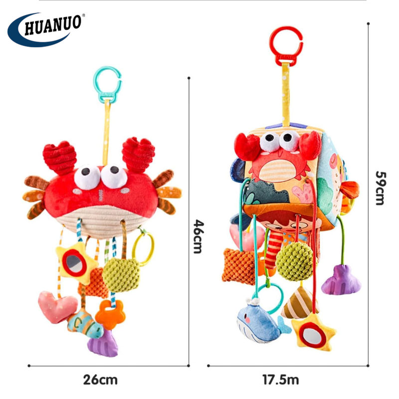 Montessori Baby Stroller Toy Sensory Squeeze