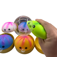 Jouet anti-stress collectible Mood Dumpling, boule souple à bulles avec expressions, pour soulager l'anxiété et le stress, en PVC, à partir de 14 ans