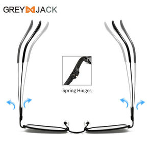 Nuevas Gafas de Sol Unisex de Metal con Protección UV400, Polarizadas, Visión Nocturna, Tipo 3, Lentes TAC, Armazón Pequeño, Color Dorado - Product Image 3