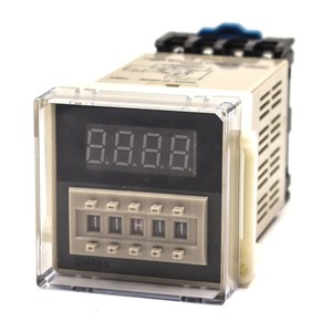 Mlf Dh48s รีเลย์ตั้งเวลาแบบดิจิตอล 220V 24V 12V 5A สวิตช์ตั้งเวลาควบคุมอุตสาหกรรม ตัวควบคุมการจับเวลาแบบวนซ้ำ - Product Image 1