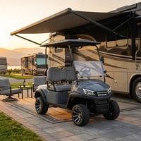 Beemotor Stahl Kleiner Elektrischer Cargo-Golfwagen mit Ladefläche 3,5-7,5KW Motor 90km Reichweite 3-4 Sitze
