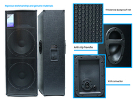Prix de Gros Professionnel Double Enceinte de Scène 15 Pouces Haute Puissance Double 15 Pouces Enceinte Passive Système Sonore Extérieur