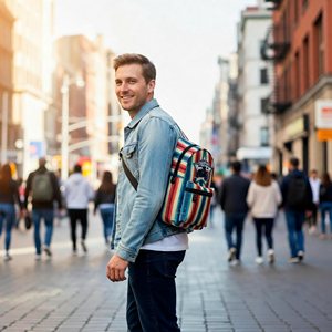 Bolso Bandolera Ultraligero Resistente al Agua, <span class=keywords><strong>Alternativa</strong></span> a la Mochila <span class=keywords><strong>de</strong></span> Senderismo - Product Image 3