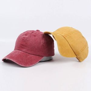 Gorras de Béisbol Clásicas de 6 Paneles, de Algodón Lavado, Ajustables, de Alta Calidad, con Logotipo Bordado Personalizado, Estilo Vintage - Product Image 6