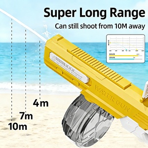 Pistolet à eau électrique automatique EPT 500 ml, grande capacité, longue portée, rechargeable, pour enfants et adultes, jouet d'été pour piscine et plage - Product Image 3