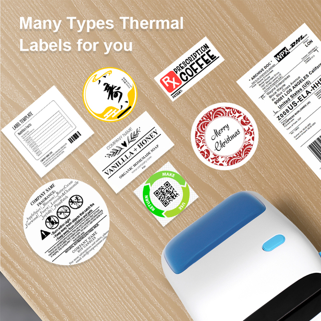 ZYWEL ZY910 4x6 Label Maker Impresora De Etiquetas Direct Thermal Shipping Labels Printer