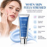 Crème Visage Réparatrice Barrière EGF Panthénol Guaiazulène Céramide Hydratation Intense Peau Crème Pro Intensive