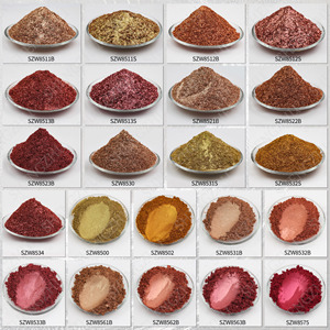 Bán số lượng lớn kim cương vàng lỏng Flakes mỹ phẩm pha lê mica bột ánh ngọc trai hiệu ứng sắc tố - Product Image 6