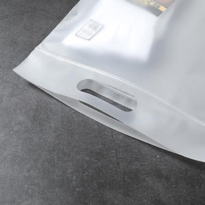 Luxury Large Transparent Poly Coat Suit T-Shirt Zipper <b>Bags</b> Handle for Clothes Packaging Display - Product Image 2