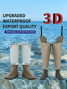 <span class=keywords><strong>Stivali</strong></span> da Lavoro Leggeri in PVC con Logo Personalizzato, Antiscivolo, Impermeabili IPX7, con Suola Ammortizzata, per Uomo 5-40C - Product Image 4
