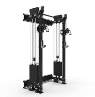 Machine à câbles murale commerciale réglable pour triceps et poulies basses