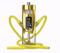 Vente en gros de bouteille d'eau avec logo personnalisé Style moderne narguilé automatique shisha technique de miroir flacon en verre coloré OEM ODM disponible