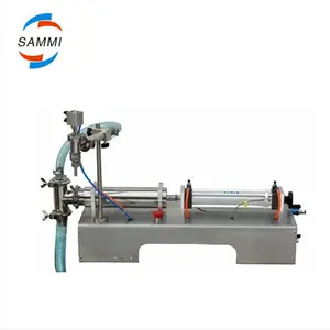 New Semi-Automatic Pneumatic Small Bottle Liquid Oil Filling Machine Water Beverages Chemicals Medical Use New Motor Carton