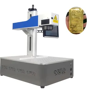Portable ring glass mirror keyboard engraving big size large format 3d uv wire laser marking machine for second hand