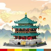 1116 Piezas, Pabellón Oriental Clásico, Proyecto Creativo de Ensamblaje MOC, Juego de Bloques de Construcción Encajables para Niños, STEM