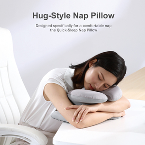 משרד מודרני nap כרית מוצק דפוס צמח הפנים למטה שולחן עבודה כרית שינה במפעל סיטונאי זיכרון ראש - Product Image 3