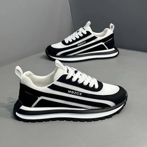 Chaussures décontractées sportives pour hommes, tendance et polyvalentes, avec surface en mesh, antidérapantes, légères - Prêtes pour le printemps/l'hiver - Product Image 5