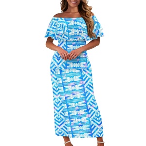 Ensemble jupe 2 pièces bleu pour <span class=keywords><strong>femme</strong></span>, haut sans manches à volants et épaules dénudées, jupe midi, tenue <span class=keywords><strong>de</strong></span> <span class=keywords><strong>travail</strong></span> et <span class=keywords><strong>de</strong></span> voyage, ensemble deux pièces, vêtements pour <span class=keywords><strong>femme</strong></span> - Product Image 3