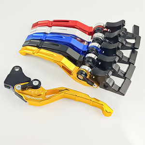 Qiangye Motorcycle Brake Lever CNC Aluminum Alloy 8mm Left Disc Right Drum Black Red Blue Silver Gold <b>Titanium</b> - Product Image 1
